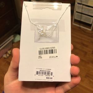 Unwritten bedazzled infinity necklace